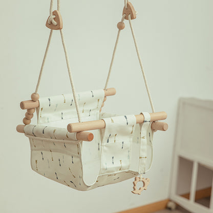 Cotton Canvas Baby Swing Chair