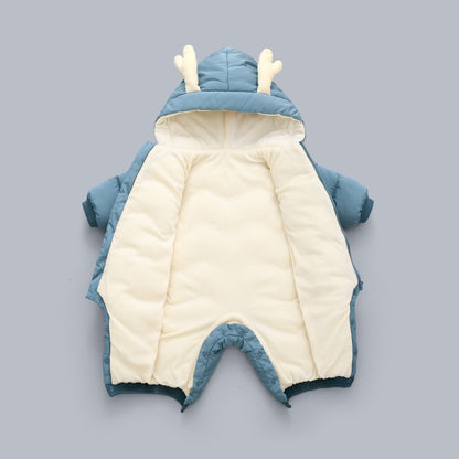 Plus Velvet Baby Snowsuit (0-3 Years)