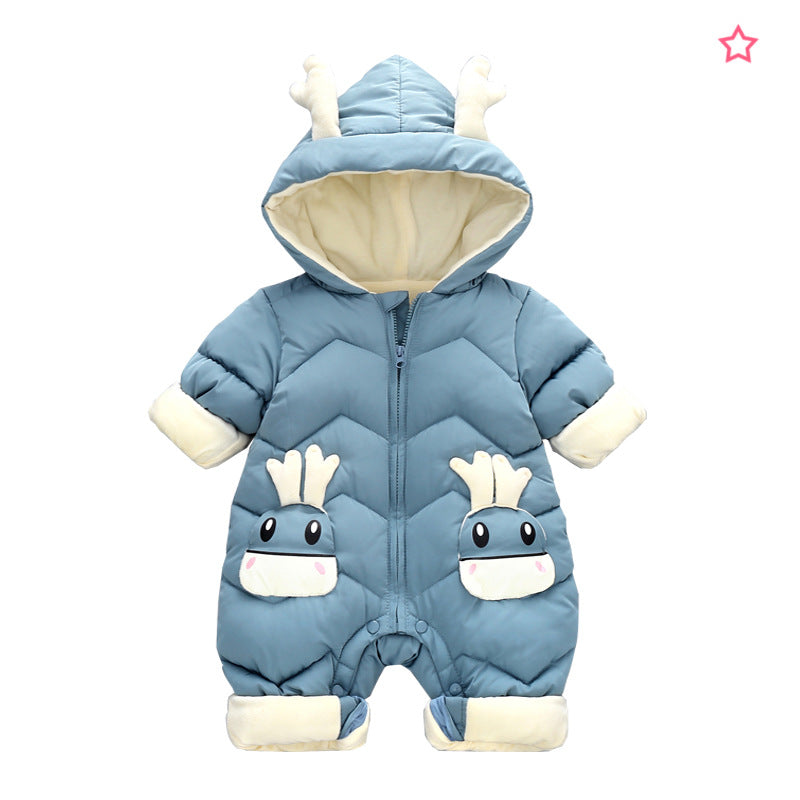 Plus Velvet Baby Snowsuit (0-3 Years)