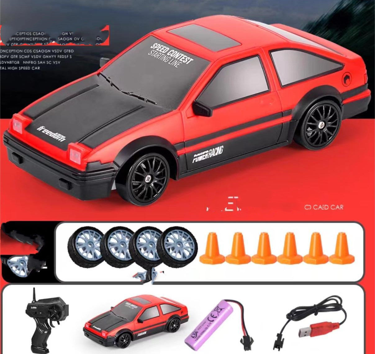 2.4G 4WD RC Drift Car