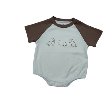 MyGlow Baby Boy Romper with Dinosaurs (3-6M & 6-12M)